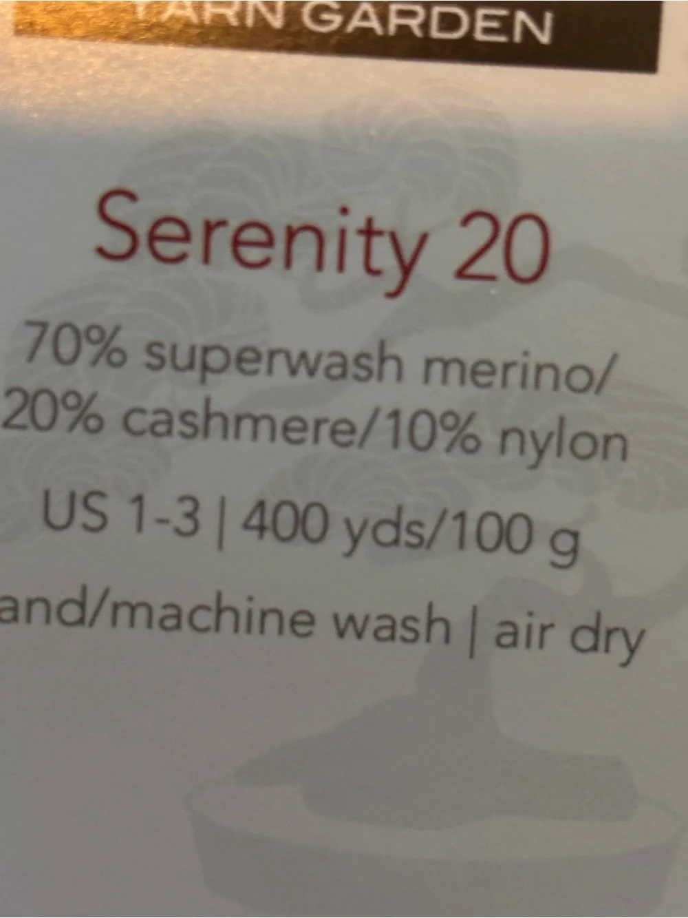 Zen Yarn Garden Serenity 20 Pink Variegated Merino Wool Cashmere Nylon Fingering
